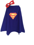 Super Man Superhero Cape And Mask