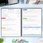 1PCS Meeting Notebook For Work With Action Items Project Planner Notebook For Note Taking Office/ Business Meeting Notes Agenda Organizer For Men & Women