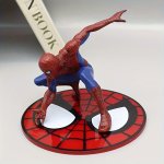 Spider-man Action Pose Figurine - Pvc Collectible Desk & Car Ornament Indoor & Outdoor Decor Perfect For Halloween Party Birthda