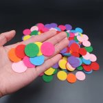 100 Pieces 1-INCH Mixed Wool Felt Circles Colorful Diy Crafting Pads Multipurpose Sewing Supplies For All Holidays Fun Creative