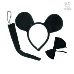 Mickey Mouse 3 PC Alice Band Set