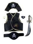 Pirate Waiscoat Set Gold