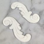 White Resin Curl Swirl White 2X