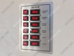 Silver Switch Panel 6 Way With Fuse