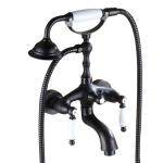 - Wall Mounted Bath Tap Blackened Brass