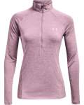Women's Ua Tech Twist Zip - Mauve Pink XS
