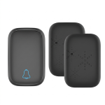 Battery-free Self-powered Wireless Doorbell - 1 Button & 2 Receivers