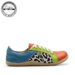 Barefoot Skaamrosie - Coral Bright Lime Combo - 9