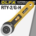 Olfa Cutter RTY-2 G Rotary With Endurance Blade Ctr RTY2G-H