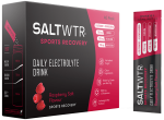 Saltwtr Raspberry Salt - Sugar-free Electrolytes - Sports Recovery Hydration - 40 Pack