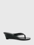 Juliana Thong Wedge Heel - 40 Black