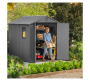 Darwin 6X8FT Shed - Grey