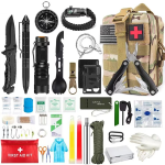 33 In 1 Tactical Survival Multi-function Kit - Yellow