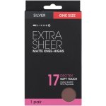 Clicks Extra Sheer Knee High Mex Silver
