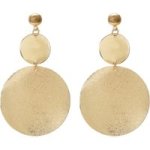 Fine Circle Drop Earrings