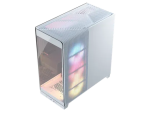 FRAM E 4500X Rs-r Argb Panoramic Glass Mid-tower PC Case Includes 3X RS120-R Argb Fans 4X 2.5" 2X 3.5" White