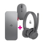 Lenovo Go Wired Anc Headset + Wireless Mobile Power Bank + Wireless Mouse Bundle