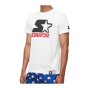 Starter Core Mens T-shirts White/red