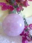 Star Rose Quartz Natural Sphere