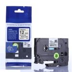Brother Label Tape Generic - 12MM Black On White