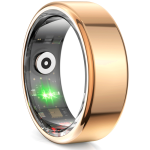 Volkano Ring Series Smart Ring With Charging Case - 19.1MM VK-5098-LL-GD