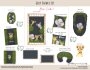 Cot Duvet Bedding Grey Safari Set