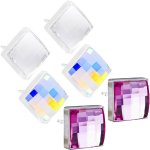 Blomdahl Medical Plastic Earrings Facet Square
