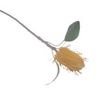 Artificial Flower - Orange yellow Pincushion