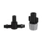Garden Misting Nozzles Kit 20PCS Sprinkler Heads & Tee Joints