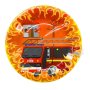 Fire Fighter Fire Truck Paper Plates 10PCS - Factory Plaza