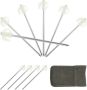 Heavy Duty Tent Stakes Glowing Tent Pegs With Oxford Fabric Bag 11PCS