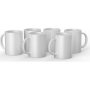 Bulk 440ML Blank Ceramic Mugs White 6 Pack - For Mug Press