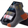 3 Pairs Comfortable Simple Solid Knitted Men's Business Socks Sweat-absorbing Anti-odor Breathable Crew Socks For All Seasons