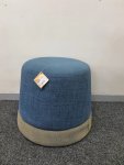 Sorelle Box Ottoman Blue On Wheels