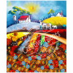 Printed Wingback Fabric Panel Vrede Vallei