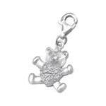 C970-C1591 - 925 Sterling Silver Bear Dangle Charm