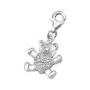C970-C1591 - 925 Sterling Silver Bear Dangle Charm