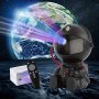 Astronaut LED Nebula & Star Projector Night Light With Guitar - Remote Control 360 Rotation USB Powered For Bedroom And Game Room Decor