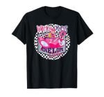 Hanna-barbera Wacky Races Penelope Pitstop Compact Coupe Unisex-kids Cartoon T-Shirt Black Small Classic Fit Short Sleeve