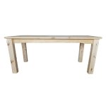 1800X900 Table Thick Leg Raw