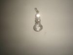 Clear Quartz & Pearl .925 Sterling Silver Pendant STSP85