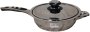 1 Pot Stainless Steel Frying Pan With Glass Lid Pan With Lid 3 L Capacity