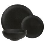 Maxwell & Williams Caviar Dinner Set 12 Piece - Black Std Regular