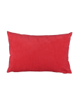 Red Corduroy Rectangular Scatter Cushion - 40X60CM Red