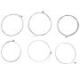 Guitar Strings   008-.038  Inch Nickell-plated End 6PCS/SET White