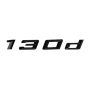 BM-130D-GBK High Quality Abs Compatible With Bmw 130D Trunk Emblem-gloss Black