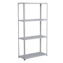 Infinity Homeware - 4 Tier Steel Shelving - 75 X 30 X 143 Cm - Painted - White