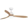 Modern 3 Blade Wood Style Ceiling Fan Lights White-mrul