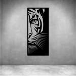 Tiger Silhouette - Rust Coat L 300 X H 900MM