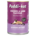 Chicken & Lamb Flavoured Premium Cat Food Can 385G